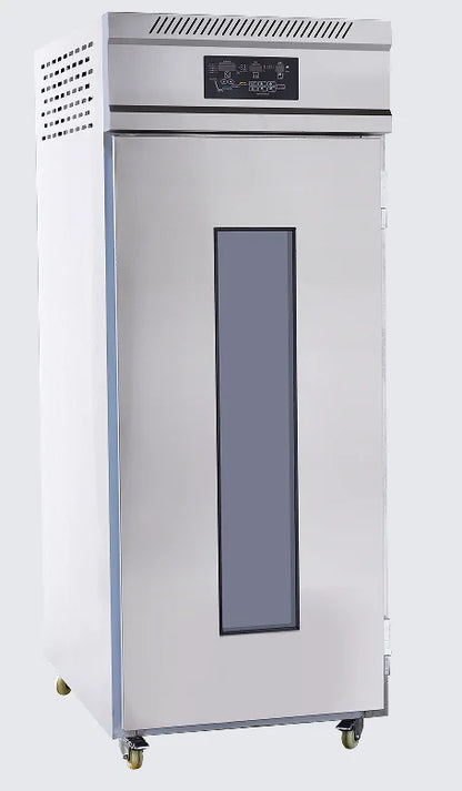 Electric fully automatic fermentation box proofer with digital control, overheat protection, 2000W, suitable for bakery use.
