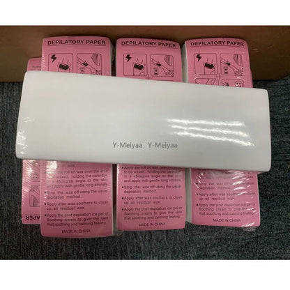 Assorted nonwoven body cloth wax paper rolls for hair removal, bulk pack, high-quality epilator wax strip paper from BACKUPMYFILESNOW.COM®