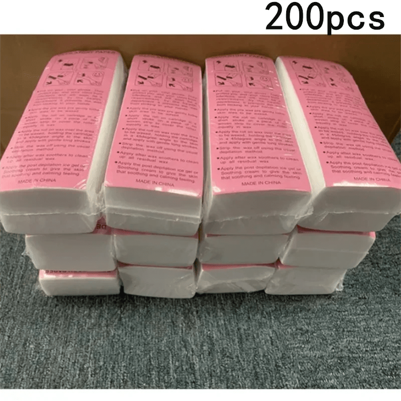 Assorted nonwoven body cloth hair removal wax paper rolls in multiple quantities, ideal for epilator hair removal at high quality.