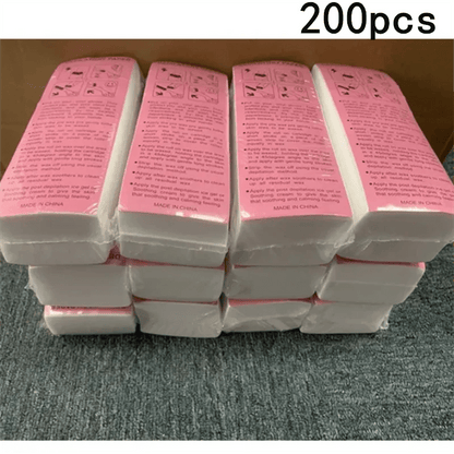 Assorted nonwoven body cloth hair removal wax paper rolls in multiple quantities, ideal for epilator hair removal at high quality.