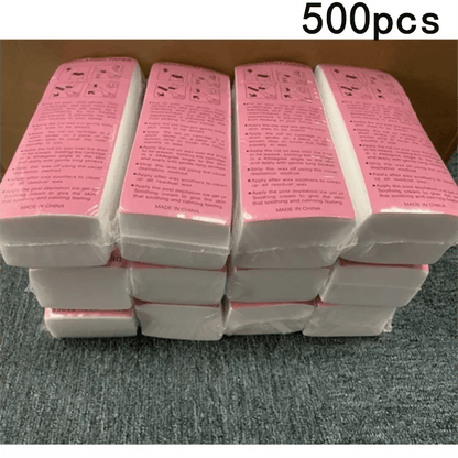 Pack of 1000pcs nonwoven body cloth wax strips for hair removal, high-quality epilator wax paper rolls by BACKUPMYFILESNOW.COM®