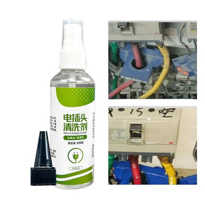 BackupMyFilesNow® 100ml electric parts cleaner aerosol for sensitive electronics, portable degreasing spray for school equipment.