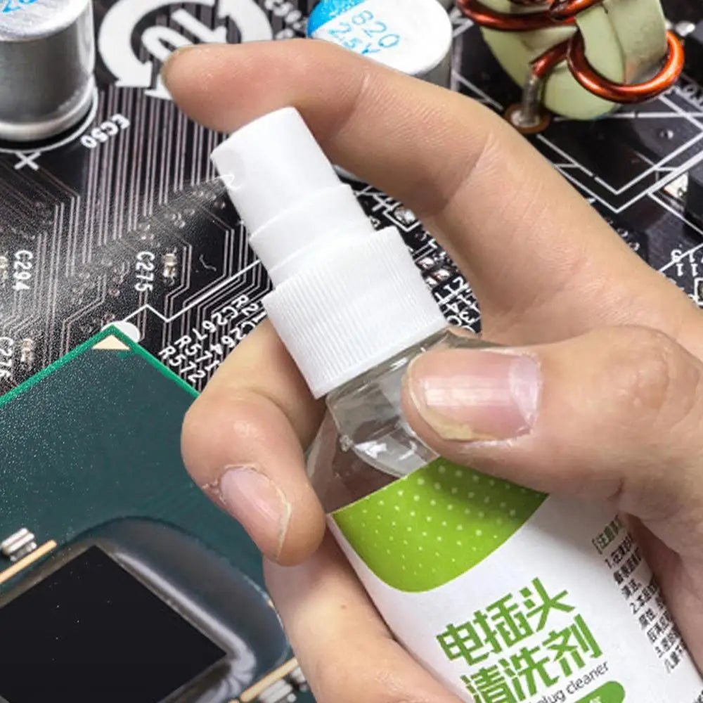 BackupMyFilesNow® 100ml electric parts cleaner aerosol safely cleans sensitive electronic equipment and portable devices.