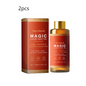 Three 100ml bottles of BackupMyFilesNow.com soothing body oil, featuring clear glass bottles with pump dispensers and white labels.