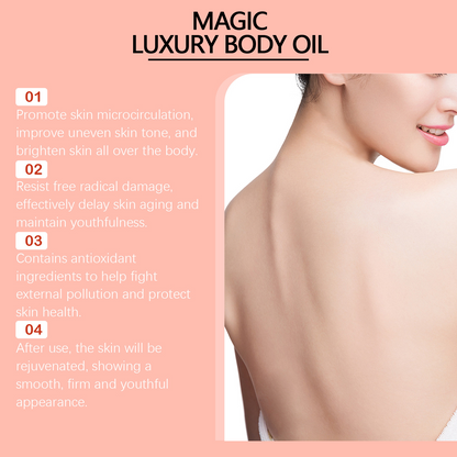 Set of three 100ml soothing body oils by BackupMyFilesNow.com, featuring elegant glass bottles and gentle lavender scent.