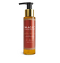 Three 100ml bottles of BackupMyFilesNow.com soothing body oil, featuring clear bottles and light, nourishing oil inside.