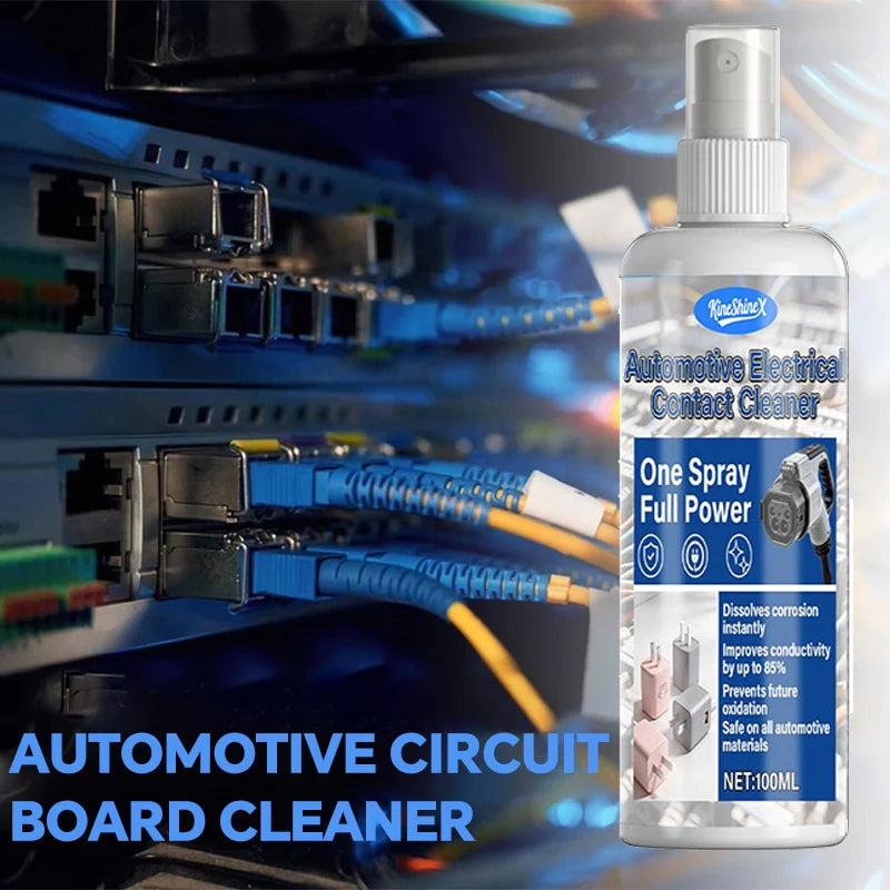 BackupMyFilesNow® automotive electrical contact cleaner aerosol spray, fast-drying electronic cleaner for heavy-duty industrial equipment.