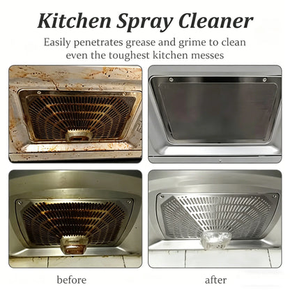 BackupMyFilesNow Heavy Oil Eliminator Spray for kitchen grease, stains, range hoods, and stoves, effective degreaser for stubborn grime.