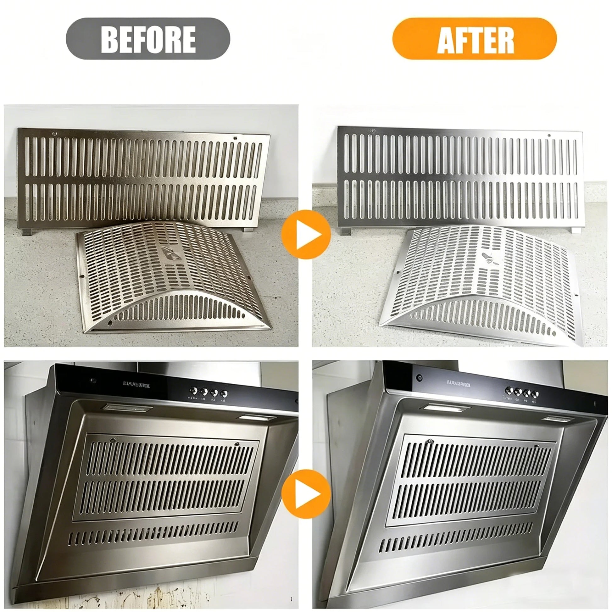 BackupMyFilesNow® Heavy Oil Eliminator Spray, 100ml kitchen grease cleaner for stubborn stains on range hoods and stoves.