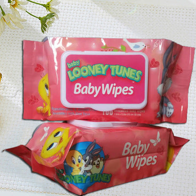 Baby and child home cleaning wet wipes in bags by BACKUPMYFILESNOW.COM®, soft and convenient for gentle cleaning.