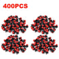 Set of 100 irrigation drippers and sprinklers for garden watering, featuring flow heads for efficient irrigation systems.