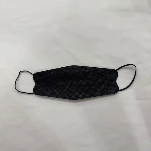 Gray adult fish-shaped KN95 FFP2 mask with 4-layer design, approved FFP2 respirator mouth cover, made by BACKUPMYFILESNOW.COM®