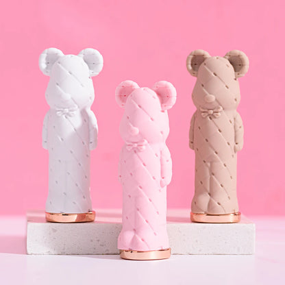 Beauty Glazed Bear moisturizing lipstick and colored lip balm, nourishing, easy to apply, watery texture for vibrant lip color.