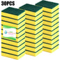 10/30/50PCS double-sided scrub sponge set from BACKUPMYFILESNOW.COM®, heavy-duty kitchen scrubbers for grease, rust, and pot cleaning.