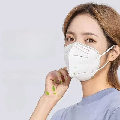 10-pack of BackupMyFilesNow N95 disposable protective masks with breathable design for dust and droplet prevention.