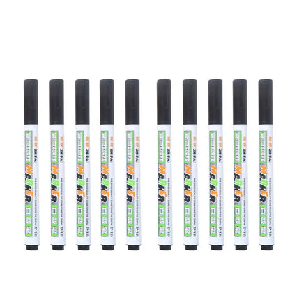 Set of 10 BackupMyFilesNow dry erase markers with colorful caps, ideal for whiteboards in office and classroom settings.