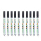 Set of 10 BackupMyFilesNow dry erase markers with colorful caps, ideal for whiteboards in office and classroom settings.