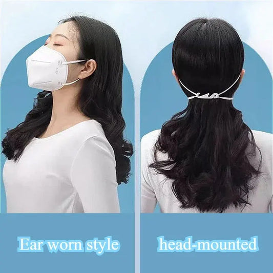 10-pack of N95 safety face masks from BackupMyFilesNow.com, breathable disposable masks for dust and droplet protection.