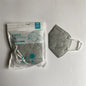 Set of black FFP2 masks for adults, CE approved, dustproof respirators, includes 10 to 200 masks in various colors.