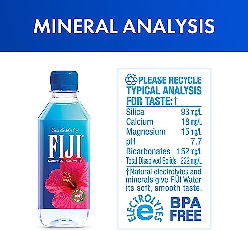 Fiji Natural Artesian Bottled Water 330mL, pack of 24, featuring 100% natural electrolytes, produced by BACKUPMYFILESNOW.COM®.