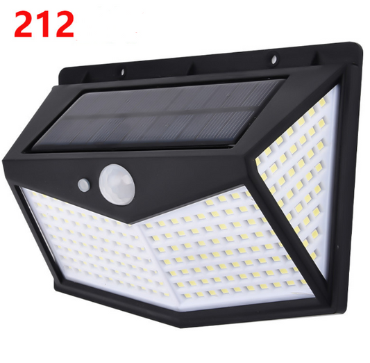 100 LED solar security light with motion sensor, outdoor waterproof LED security light by BackupMyFilesNow.com