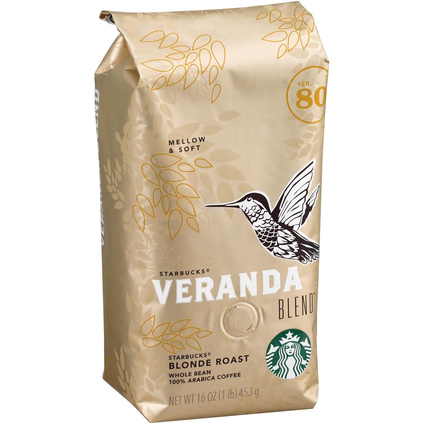 Starbucks Blonde Roast whole coffee beans in a 12 oz bag, ideal for hot or iced Veranda Blend coffee, by BACKUPMYFILESNOW.COM®.