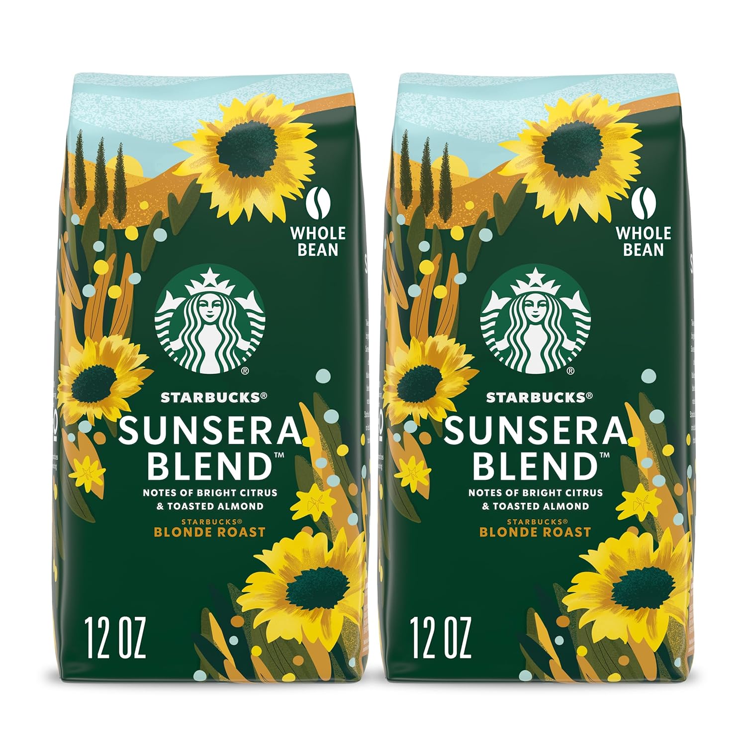 Starbucks Blonde Roast whole coffee beans in a 12 oz bag, ideal for hot or iced Veranda Blend coffee, by BACKUPMYFILESNOW.COM®.