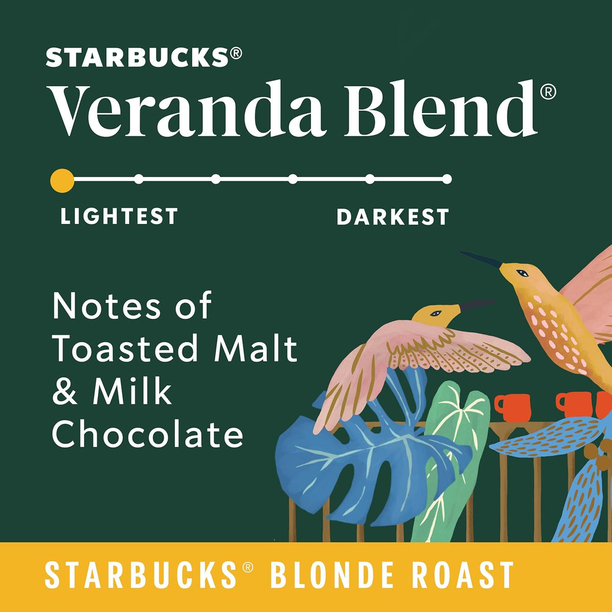 Starbucks Blonde Roast whole coffee beans, Veranda Blend, 12 oz, ideal for hot or iced coffee, by BACKUPMYFILESNOW.COM®.