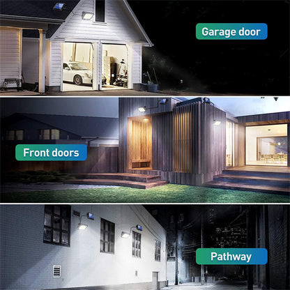 COB LED solar-powered security lamp with motion sensor, outdoor outdoor lighting from BackupMyFilesNow.com