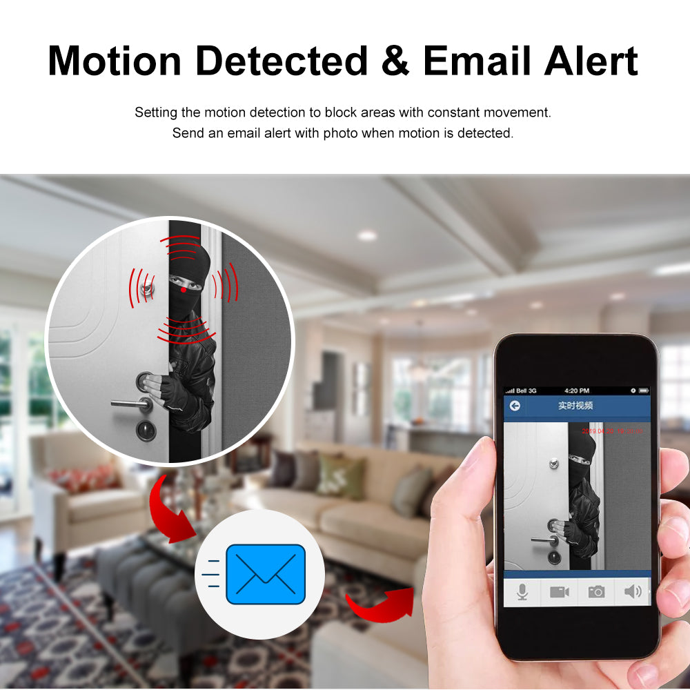 Outdoor HD night vision security camera from BackupMyFilesNow.com with weatherproof housing and infrared illumination for surveillance