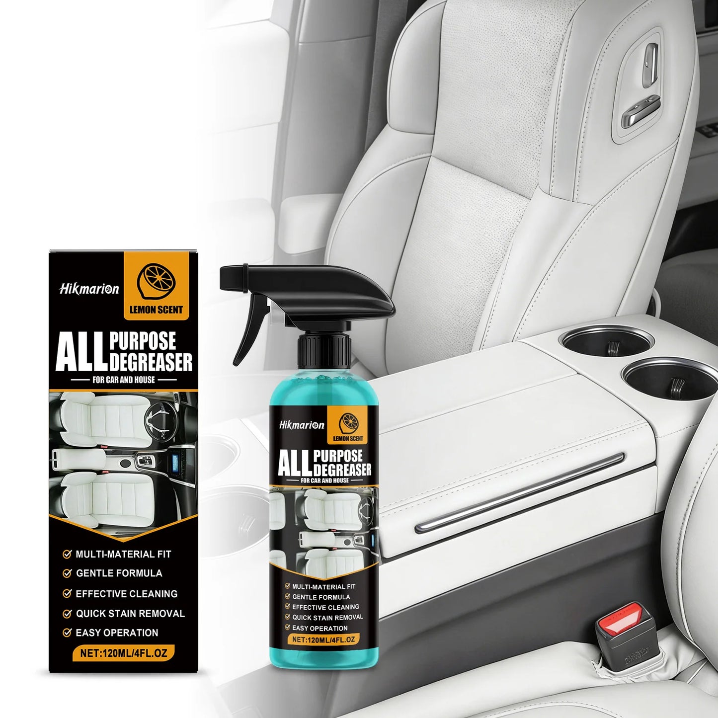 BackupMyFileSNOW® 120ml multi-purpose degreaser box with 10 bottles, powerful oil removal for cars and household cleaning.