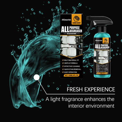 BackupMyFilesNow® 120ml multi-purpose degreaser for powerful oil removal, grease elimination, and dirt cleaning for cars and household use.