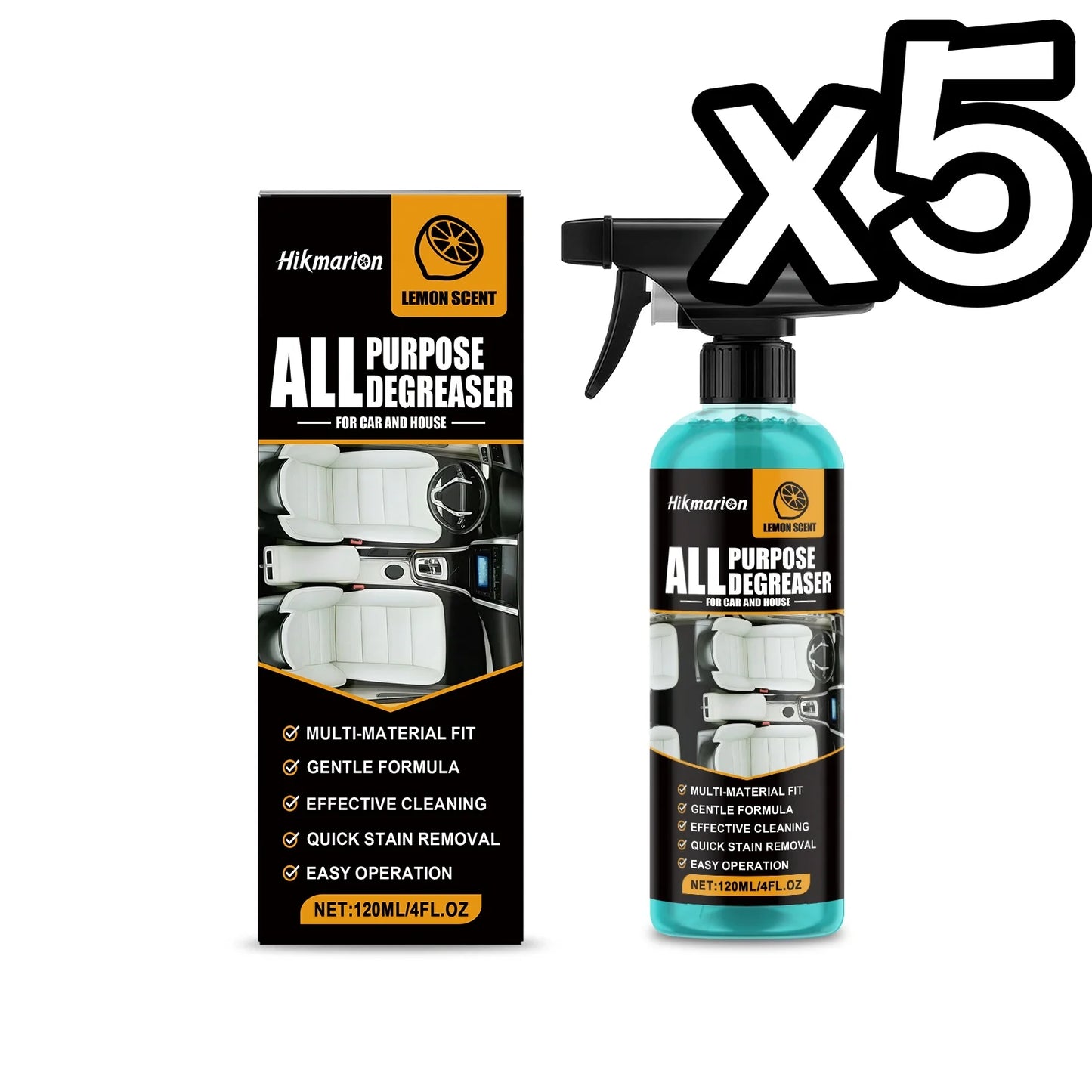 BackupMyFilesNow® 120ml multi-purpose degreaser, fast-acting oil and grease remover for cars and household cleaning.