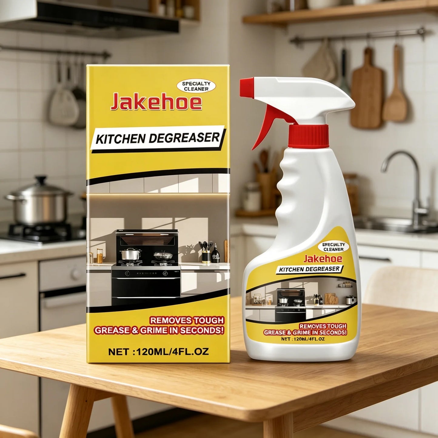 BACKUPMYFILESNOW.COM® Jakehoe kitchen degreaser spray with powerful grease removal and gentle formula for effective kitchen cleaning.