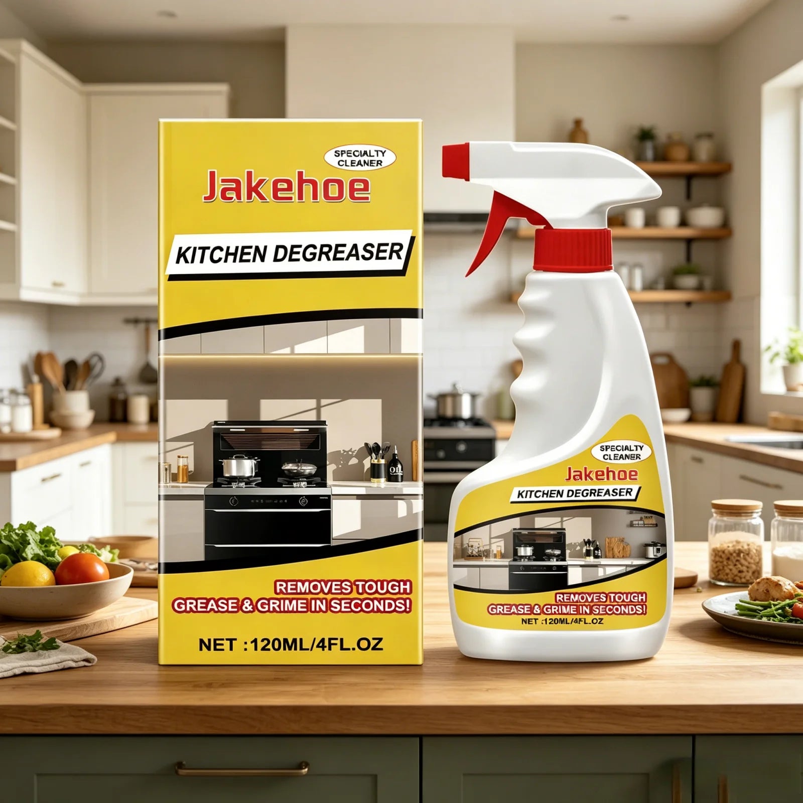 BACKUPMYFILESNOW.COM® Jakehoe Kitchen Degreaser spray removes heavy grease with a powerful, gentle formula for effective kitchen cleaning.