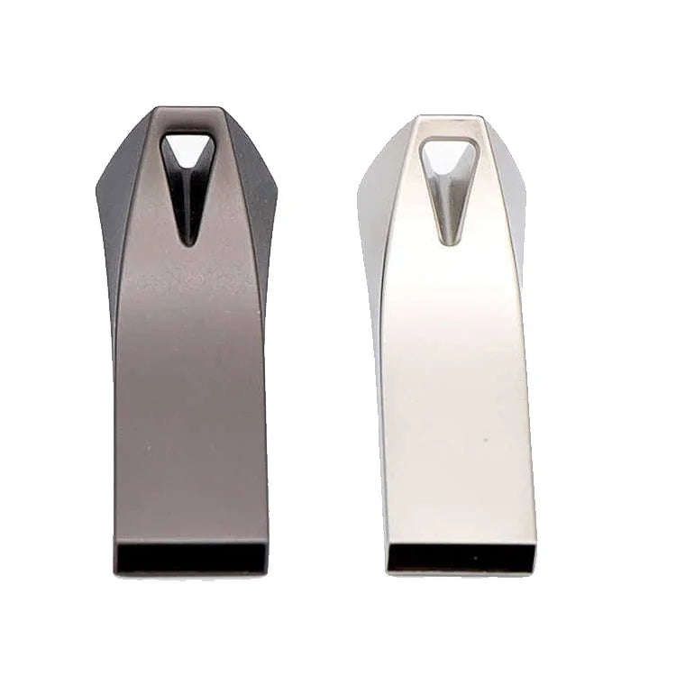 BackupMyFilesNow 128GB USB 3.0 metal pen drive in black, compact flash stick with logo, available in multiple storage capacities.