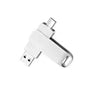 Ivory OTG USB 3.0 flash drive from BackupMyFilesNow.com with 16GB-256GB capacity, Type-C encryption, and 3-year warranty.