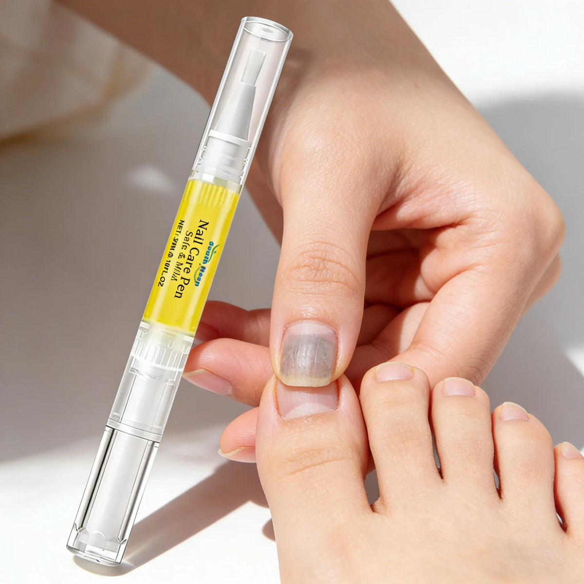 BackupMyFilesNow.com Fingernail Antiseptic Liquid in 12ml box, promotes nail regrowth, treats onychomycosis and removes toenail cuticles.