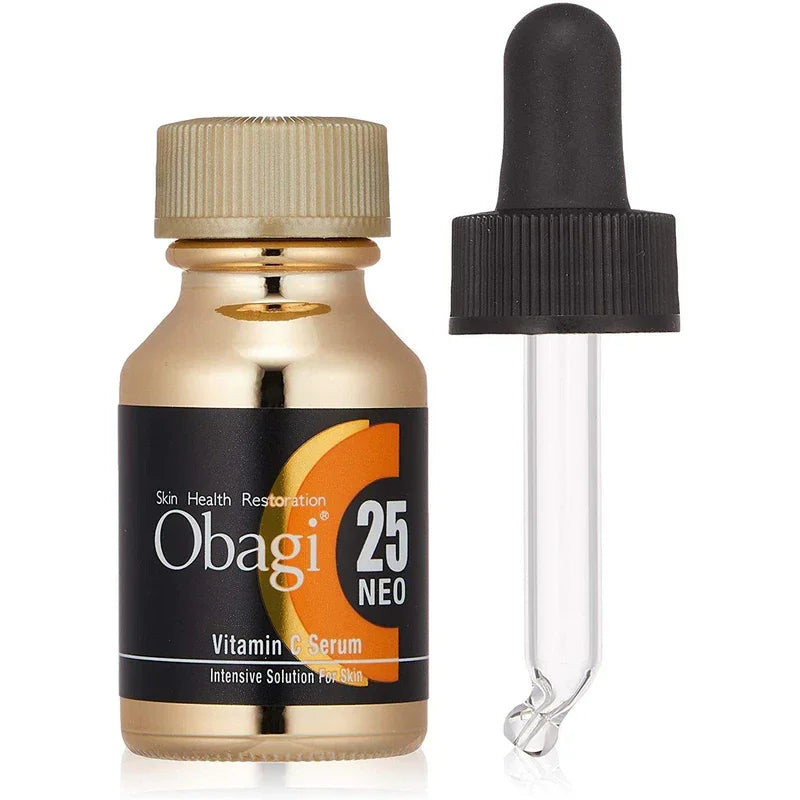 Obagi C25 Beauty Essence 12ml bottle showing the rare formula for deep skin nourishment and radiant, translucent skin.