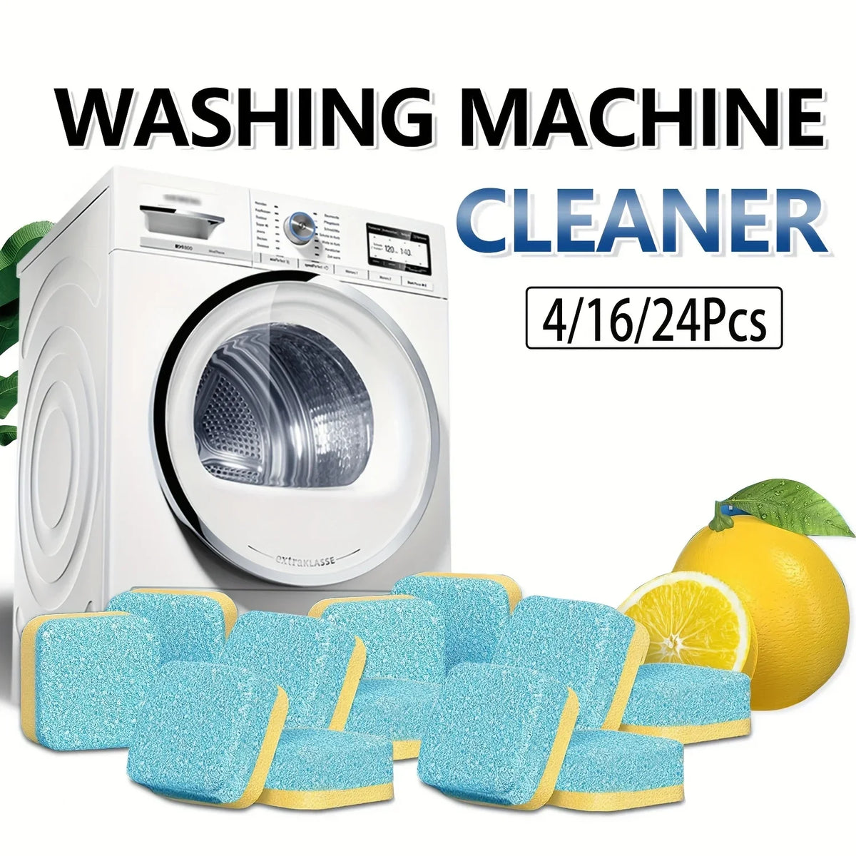 BackupMyFilesNow® washing machine cleaner and descaling agent for deep cleaning of pre-loaders in appliances.