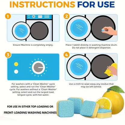 BackupMyFilesNow® washing machine cleaner with powerful descaling formula for deep cleaning pre-loaders and appliance interiors.