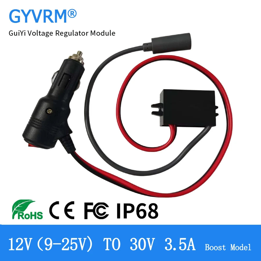 Starlink Mini Car Adapter 12V to 30V DC power converter for vehicle and RV, 3.5A output, by BACKUPMYFILESNOW.COM®