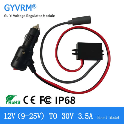 Starlink Mini Car Adapter 12V to 30V DC power converter for vehicle and RV, 3.5A output, by BACKUPMYFILESNOW.COM®