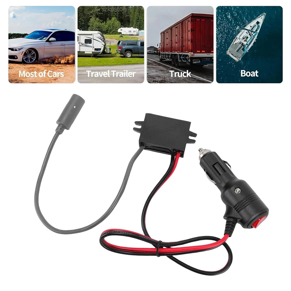 Starlink Mini car power adapter step-up to 30V 3.5A DC output, compatible with Starlink power supply, by BACKUPMYFILESNOW.COM®.
