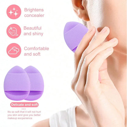 Set of 33 BackupMyFilesNow.com beauty makeup sponges, including large and small applicators for flawless makeup application and removal.