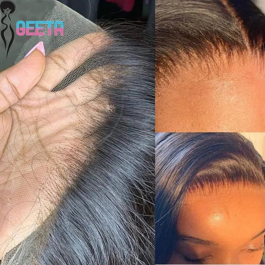 HD lace frontal wig by BackupMyFilesNow.com, 13x6 and 13x4 transparent lace, 30-inch bone straight human hair wig with 24-inch length