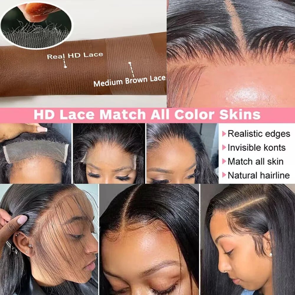 HD lace frontal wig by BackupMyFilesNow.com, 13x6 transparent lace, human hair, 30-inch bone-straight style with 220 density.