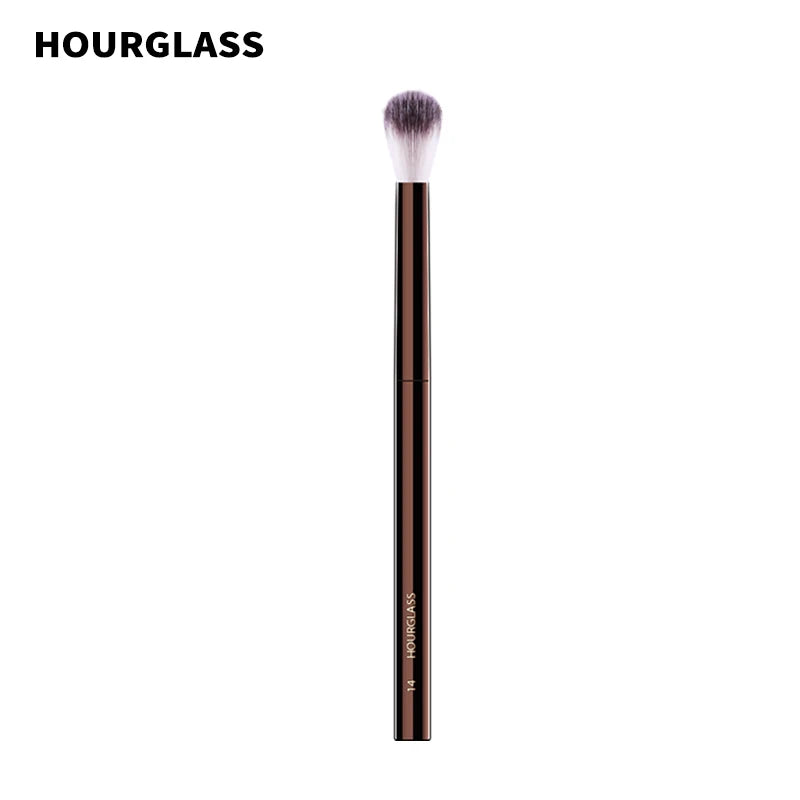 BackupMyFilesNow No.14 Hourglass Makeup Brush with soft fiber hair, perfect for detailed eye makeup application.