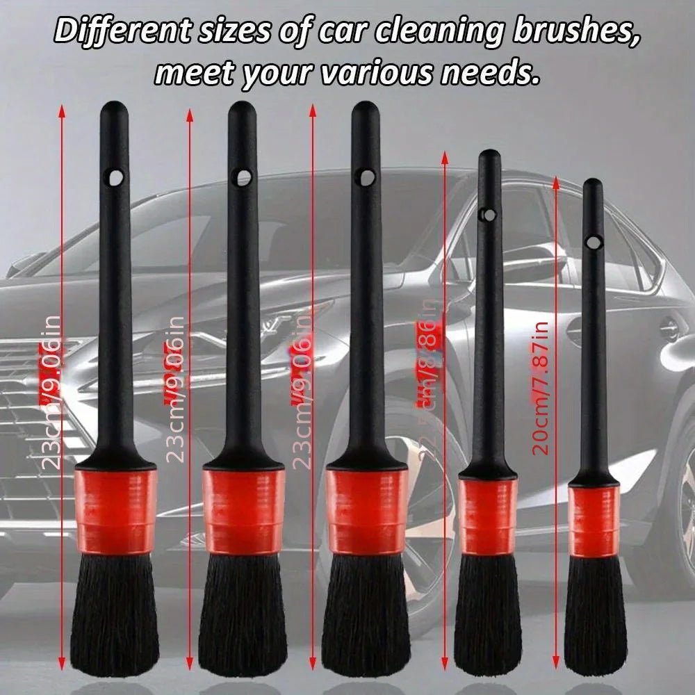 BackupMyFilesNow.com® 15-piece car detailing brush set for cleaning vents, gaps, and air outlets in auto maintenance.
