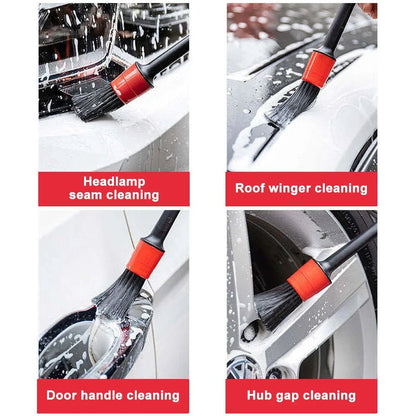 BackupMyFileSn0w 15-piece car detailing brush set with brushes for vents, gaps, and air outlets for auto cleaning and maintenance.